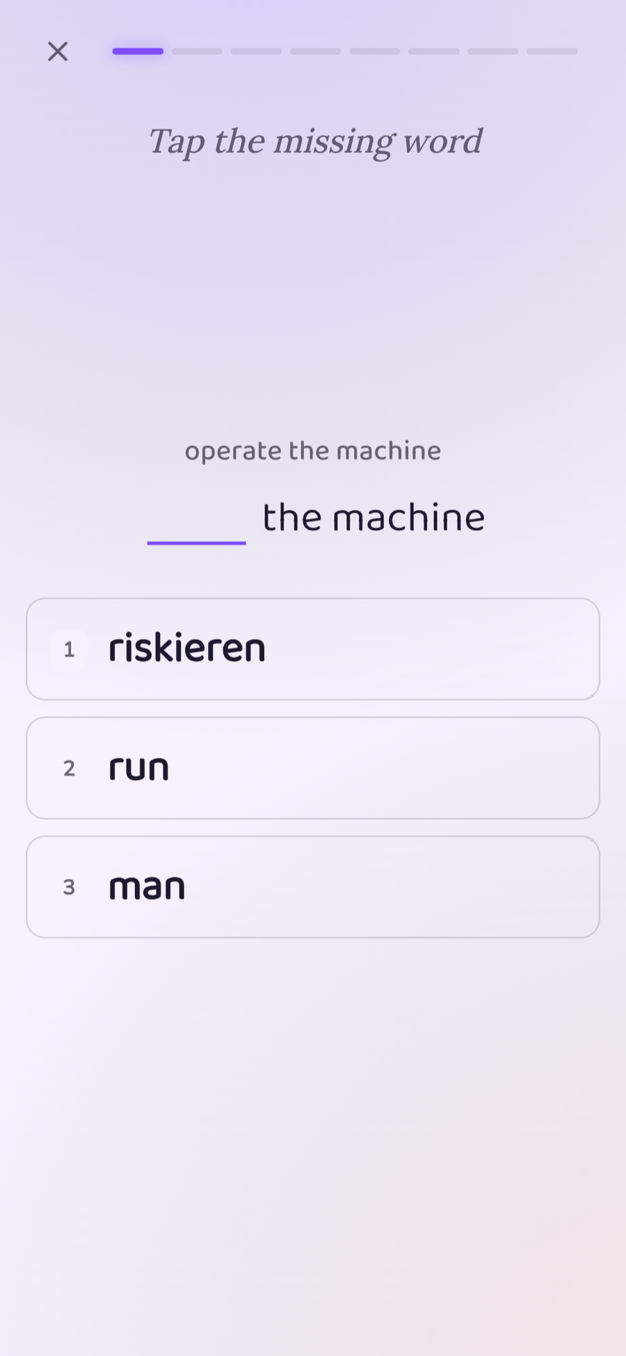 Fix the Sentence: pick the word that fixes a slip you made.